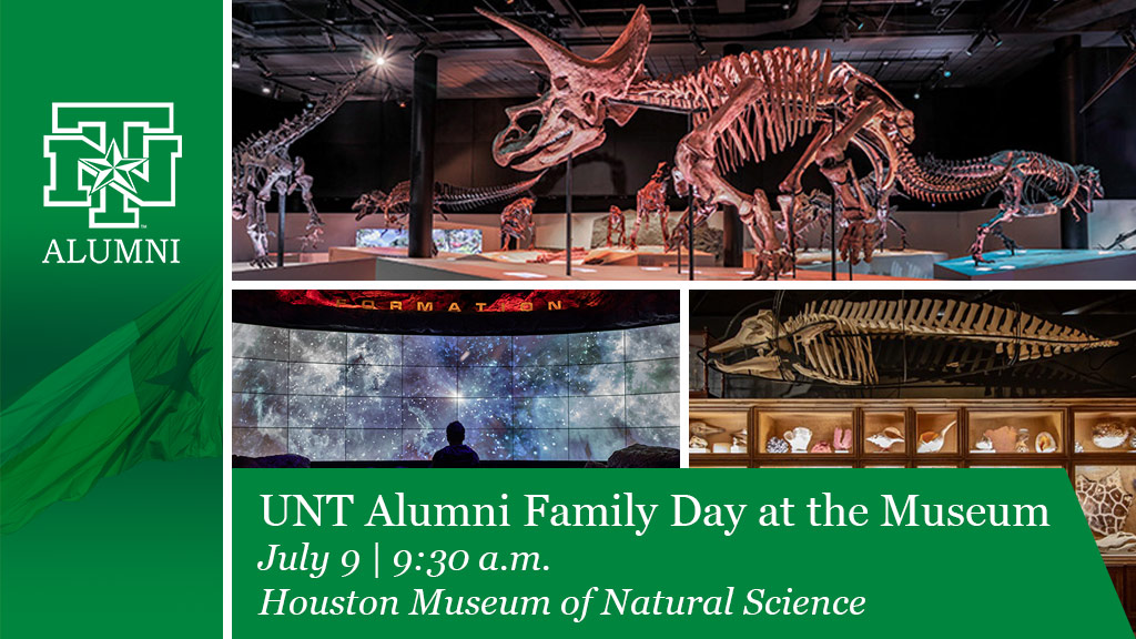UNT Alumni Family Day at the Museum July 2022