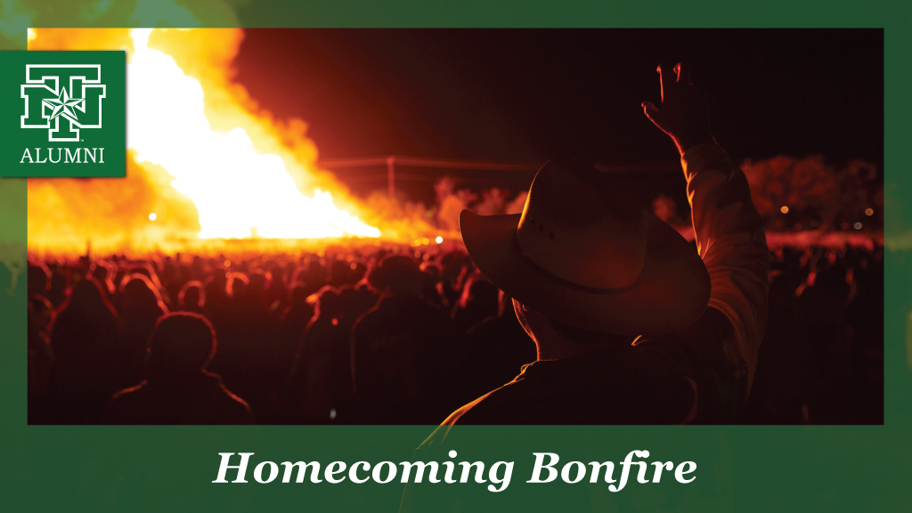 UNT Homecoming Bonfire