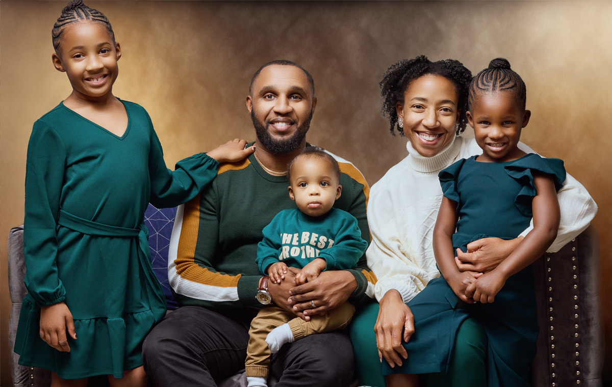 Joshua Jones and family