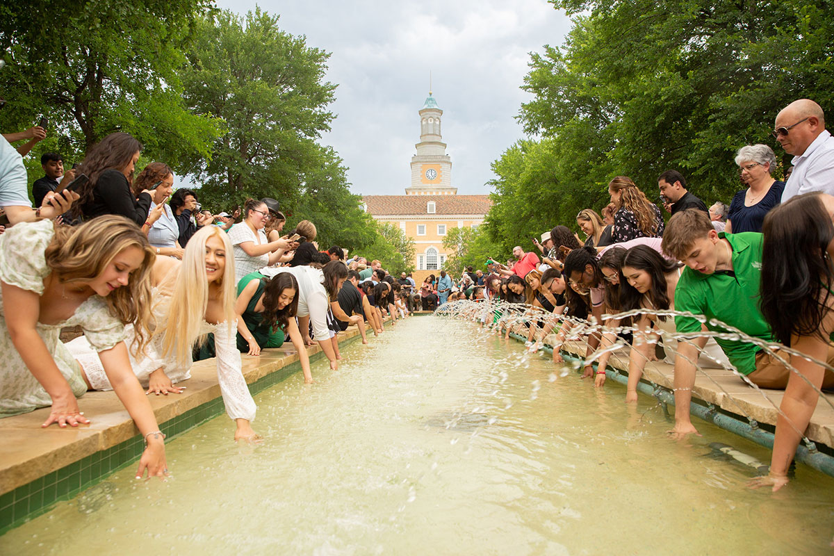 UNT Ring Ceremony and Eagle Ring Dive spring 2023