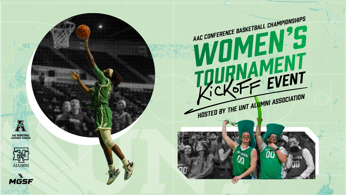 AAC Women’s Basketball Championship Tournament Kickoff UNT Alumni