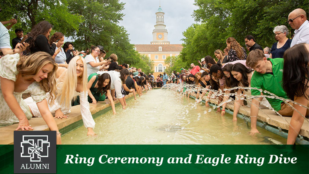 UNT Ring Ceremony and Eagle Ring Dive