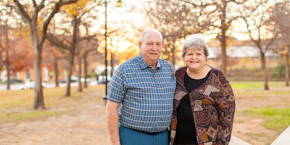 Stu Tentoni and Charlotte Hall