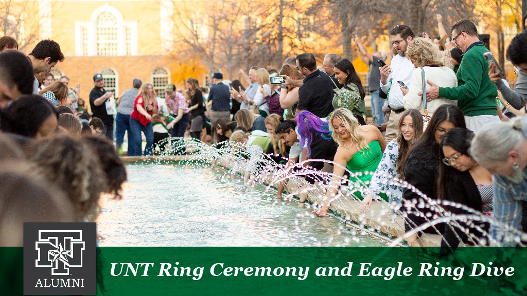 UNT Ring Ceremony and Eagle Ring Dive Fall 2024