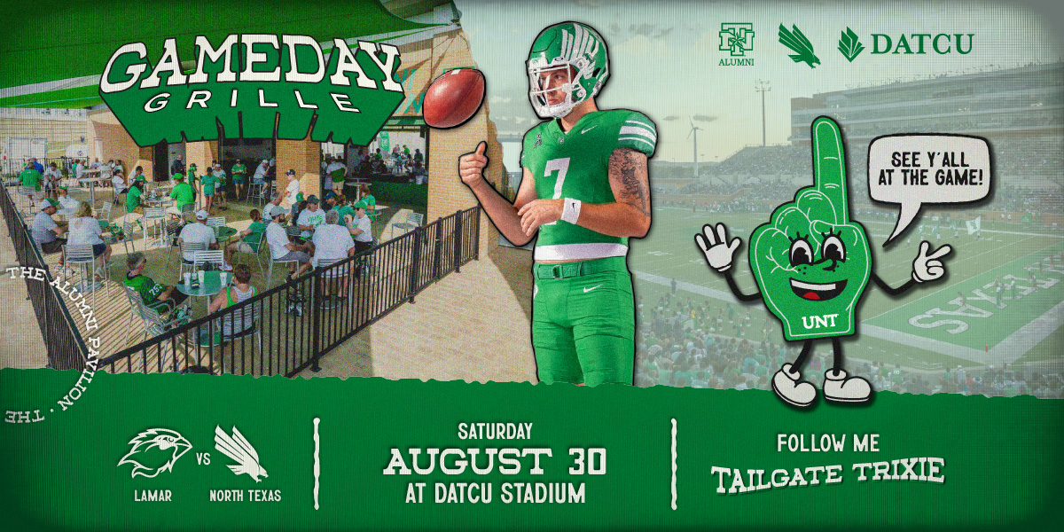 GameDay-Grille-Lamar-20250830 GameDay Grille at the UNT Alumni Pavilion - Aug. 30 vs Lamar