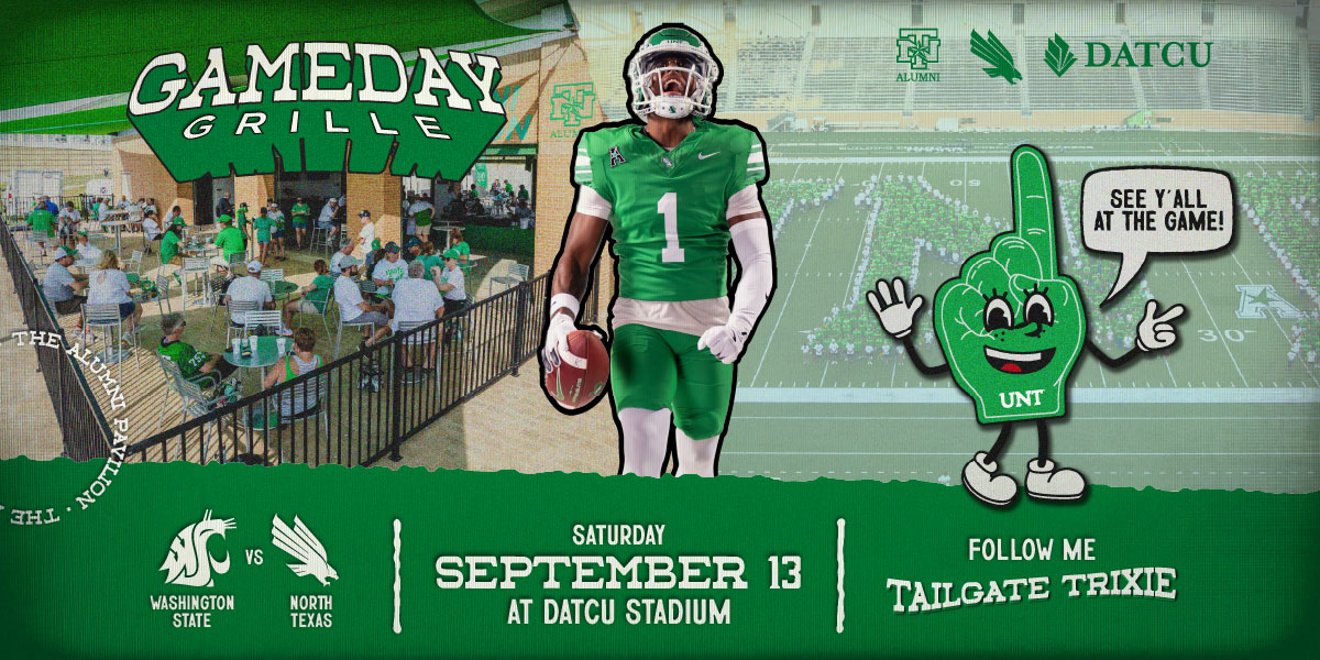 Sept. 13 GameDay Grille at the UNT Alumni Pavilion